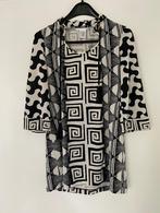 Zijden zwart-wit tuniek van Diane van Furstenberg, mt 38-40, Kleding | Dames, Blouses en Tunieken, Ophalen of Verzenden, Zo goed als nieuw