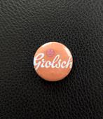 Grolsch - 25 mm button/speld/pin - Oranje, Verzamelen, Biermerken, Ophalen of Verzenden, Nieuw, Overige typen, Grolsch