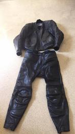 Lederen MJK afritsbare motoroverall mt XL, Motoren, Kleding | Motorkleding, Jas | leer, Heren, Tweedehands, MJK