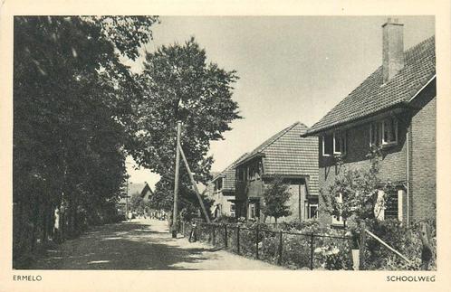 (387-223-007) Ermelo Schoolweg, Verzamelen, Ansichtkaarten | Nederland, Gelderland, Verzenden
