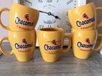 5 originele gele Chocomel bekers, Huis en Inrichting, Keuken | Servies, Ophalen of Verzenden, Zo goed als nieuw, Overige stijlen