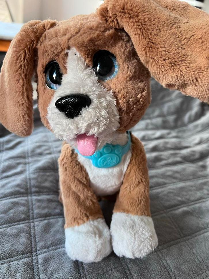 Furreal Hondje - Werkend, Pratend & Bewegend!, Kinderen en Baby's, Speelgoed | Knuffels en Pluche, Gebruikt, Hond, Ophalen of Verzenden