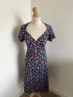 King Louie maat XL fruitige cross jurk 2931, Kleding | Dames, Jurken, Blauw, Maat 46/48 (XL) of groter, Ophalen of Verzenden, Zo goed als nieuw
