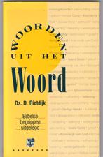 Rietdijk, ds. D. – Woorden uit het WOORD (begrippen uitleg), Ophalen of Verzenden, Zo goed als nieuw, Rietdijk, ds. D., Christendom | Protestants