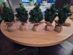 5 kerstbomen met meerdere decoraties NIEUWSTAAT, Diversen, Kerst, Ophalen, Zo goed als nieuw