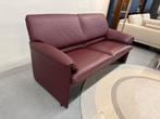 Als nieuw Leolux Bora Beta Bank paars leer Design Bank, Huis en Inrichting, Banken | Bankstellen, Leolux, Tweepersoons, Ophalen of Verzenden