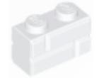 Lego Castle Stenen 5x 1x2 Met Steen Patroon Wit 98283 (NIEUW, Kinderen en Baby's, Speelgoed | Duplo en Lego, Ophalen of Verzenden
