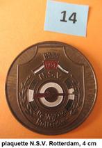 mooie schietsport plaquette van de NSV R'dam,, Ophalen of Verzenden, Overige materialen, Nederland