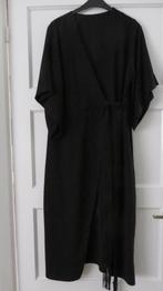 Zgan zwarte jurk met franje 42 L XL, Kleding | Dames, Jurken, Zwart, Maat 42/44 (L), Ophalen of Verzenden, Zo goed als nieuw