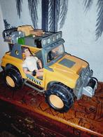 Vintage action man poppen een jeep en veel accessoires 13 st, Ophalen of Verzenden, Zo goed als nieuw