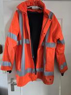 Oranje Werkjas met Reflecterende Strepen - Maat M, Doe-het-zelf en Verbouw, Veiligheidskleding, Ophalen of Verzenden, Gebruikt