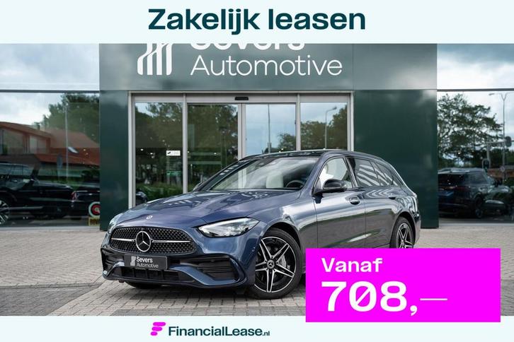 Mercedes-Benz C-klasse 300 e AMG Line | Burmester 3D Surroun, Auto's, Mercedes-Benz, Bedrijf, Lease, Financial lease, C-Klasse