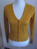 Okergeel King Louie ajour hartjes vest maat S., Kleding | Dames, Geel, Ophalen of Verzenden, Zo goed als nieuw, King Louie