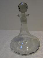 Kristal geslepen karaf wijn cognac gin whisky karaf glas, Antiek en Kunst, Antiek | Glas en Kristal, Ophalen of Verzenden