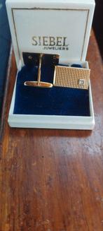 14K Gouden Manchetknopen Siebel Juweliers, Sieraden, Tassen en Uiterlijk, Manchetknopen, Ophalen of Verzenden, Zo goed als nieuw