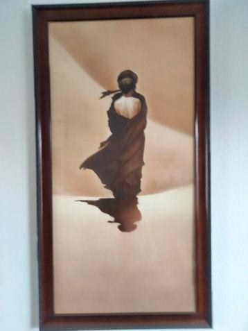 Mooi ingelijst schilderij beschikbaar voor biedingen