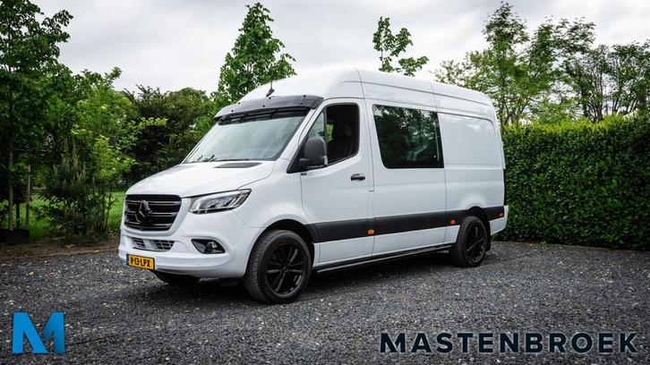 Mercedes-Benz Sprinter 319CDI L2H2 Autom. DC 6 persoons | LE, Auto's, Bestelauto's, Bedrijf, Te koop, ABS, Achteruitrijcamera