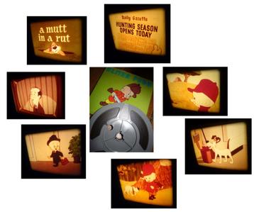 8mm film a Mutt in a Rutt - kleur - silent - mooie beschikbaar voor biedingen