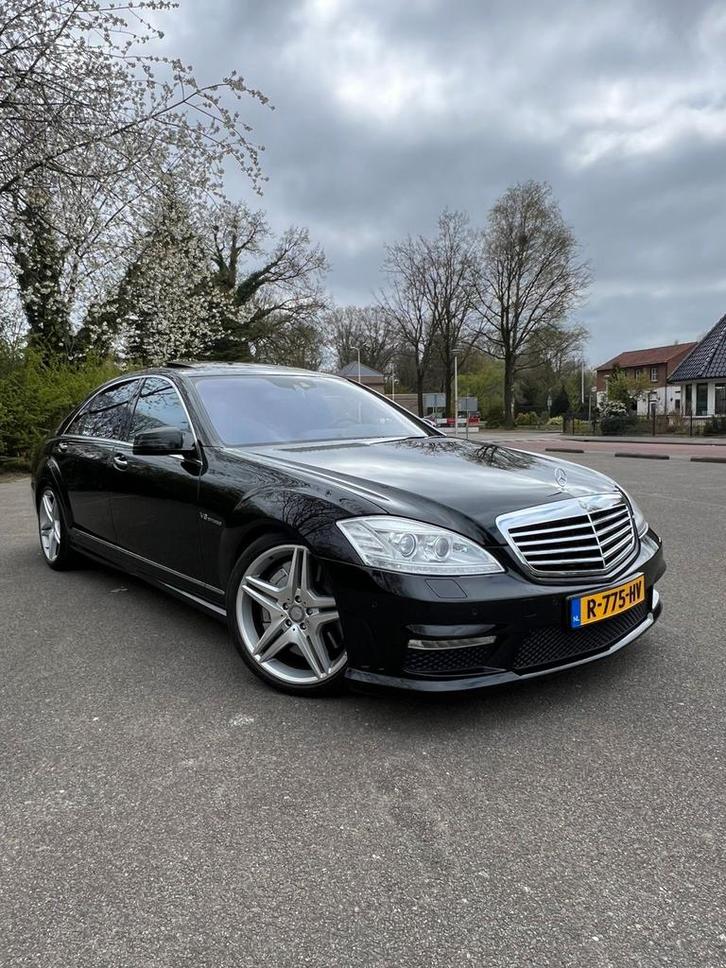 Mercedes-Benz-S63-AMG-544-pk 5.5 V8 BiTurbo origineel lang, Auto's, Mercedes-Benz, Particulier, S-Klasse, ABS, Achteruitrijcamera