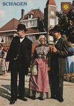 SCHAGEN Westfriese Markt Klederdracht, Verzamelen, Ansichtkaarten | Nederland, Verzenden, 1980 tot heden, Gelopen, Noord-Holland