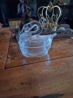 Glazen zwaan/ pot, Antiek en Kunst, Curiosa en Brocante, Ophalen of Verzenden