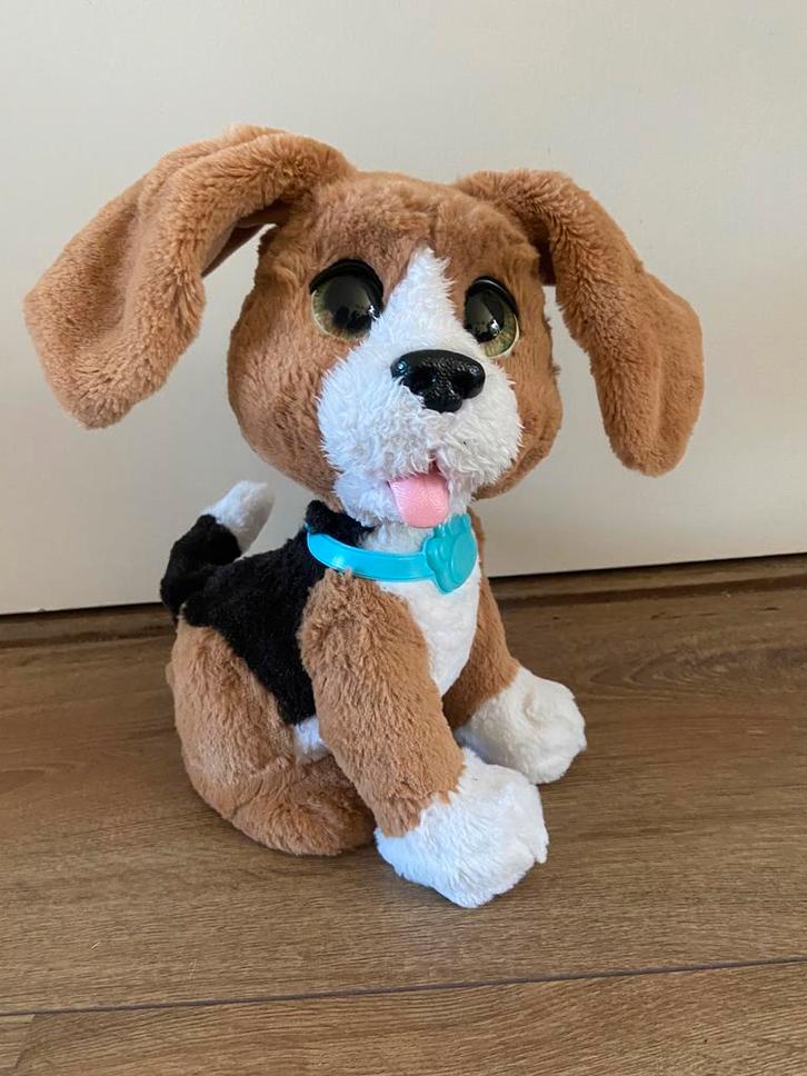 Fur real friends charlie de beagle, Kinderen en Baby's, Speelgoed | Knuffels en Pluche, Zo goed als nieuw, Hond, Ophalen of Verzenden