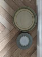 HK. living borden 6 en dienblad, Huis en Inrichting, Keuken | Servies, Ophalen, Overige materialen, Gebruikt, Bord(en)