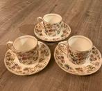3 porselein kop en schotel Balmoral Castle Bone China mokken, Antiek en Kunst, Antiek | Servies los, Ophalen of Verzenden