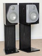 Revox Emetric Shelf, originele staanders, made in Germany, Audio, Tv en Foto, Luidsprekers, Gebruikt, 60 tot 120 watt, Front, Rear of Stereo speakers