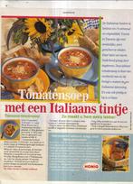 retro reclame 1997 Honig tomatensoep Italiaans tintje, Verzamelen, Retro, Ophalen of Verzenden