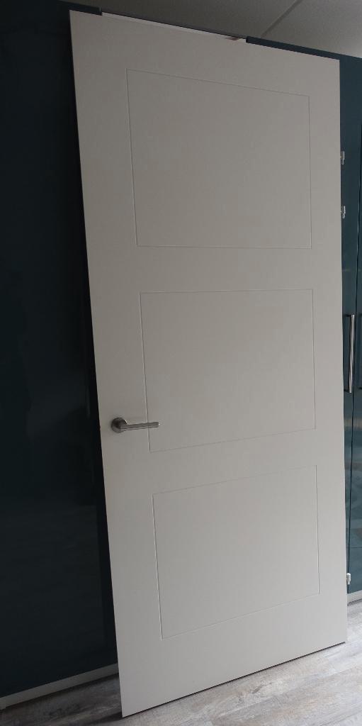 Opdekdeur (231,9 x 95,4), Doe-het-zelf en Verbouw, Deuren en Horren, Gebruikt, Binnendeur, 215 cm of meer, 80 tot 100 cm, Hout