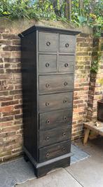 Tallboy - hoge ladekast (massief hout), Antiek en Kunst, Ophalen