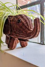 Vintage olifant bloempot bohemian design, Ophalen of Verzenden