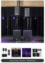 Te huur: Complete Geluidsinstallatie!, Audio, Tv en Foto, Luidsprekers, Ophalen, Zo goed als nieuw, 120 watt of meer, Overige merken