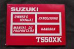 Suzuki TS50XK 1986 bromfiets handleiding TS 50 XK manual, Fietsen en Brommers, Ophalen of Verzenden, Gebruikt