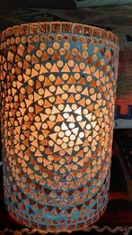 Mooie mozaïek wandlamp, Ophalen of Verzenden, Zo goed als nieuw, 25 tot 50 cm