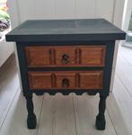 Vintage kastje (petrol kleur), Antiek en Kunst, Antiek | Meubels | Kasten, Ophalen