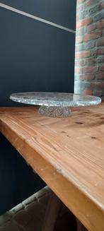 Glazen Vlaai Schotel, Gebruikt, Schaal, Rond, Ophalen of Verzenden