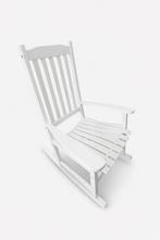 Witte houten schommelstoel – mooie staat, Ophalen of Verzenden, Zo goed als nieuw
