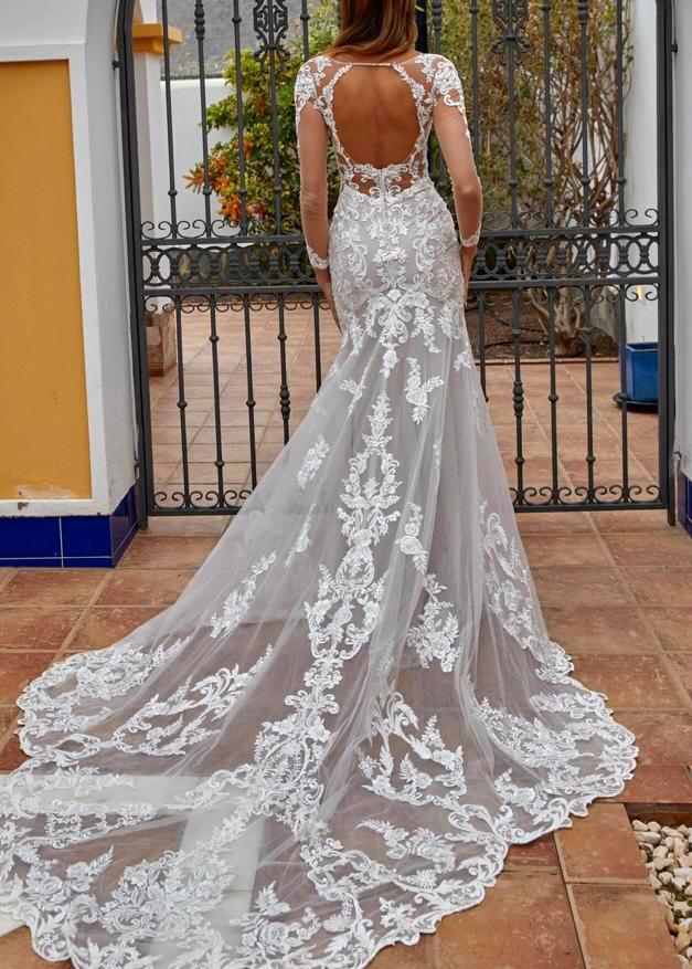 Diana Le Grande top merk trouwjurk UITVERKOOP!, Kleding | Dames, Trouwkleding en Trouwaccessoires, Nieuw, Trouwjurk, Wit, Ophalen