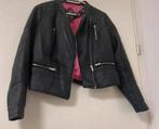 Zwarte leren jas - Maat M, Kleding | Dames, Jassen | Zomer, Ophalen of Verzenden, Zo goed als nieuw