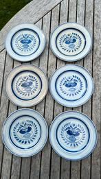 Arabia Finland blue rose taartbordjes  6 voor 12.50, Antiek en Kunst, Antiek | Keramiek en Aardewerk, Ophalen of Verzenden