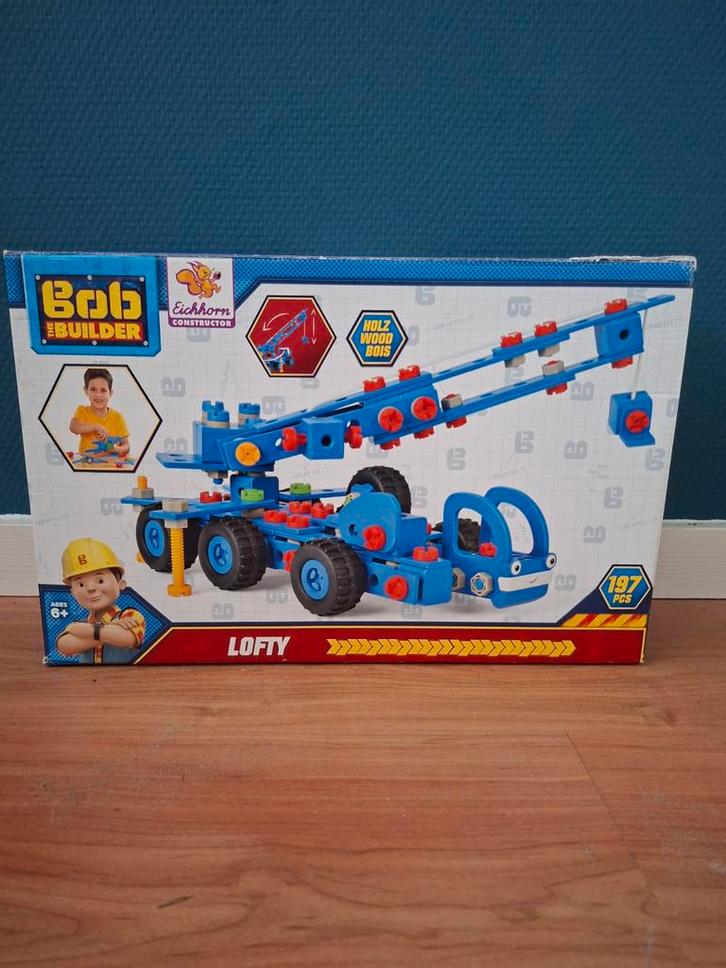 Bob de Bouwer Lofty Kraan - Eichhorn Constructor, Kinderen en Baby's, Speelgoed | Bouwstenen, Zo goed als nieuw, Overige merken