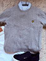 Lyle & Scott kabel trui mt M, Ophalen of Verzenden, Zo goed als nieuw, Blauw