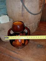 Mooi oud handgemaakt vaasje brocante antiek plateel
Drents, Ophalen of Verzenden