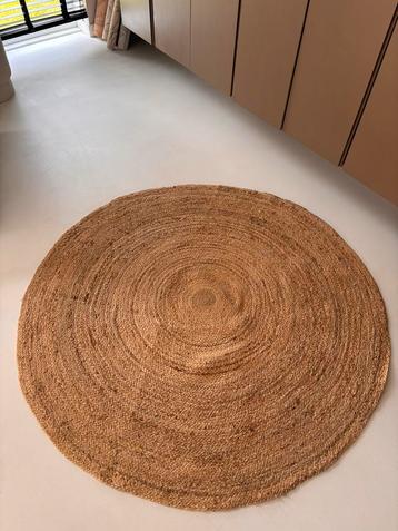 Rond Juten Vloerkleed 150cm - ZGAN beschikbaar voor biedingen
