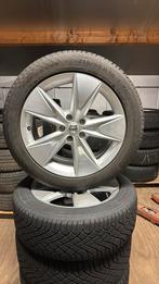 Volvo XC60 Velgen + winterbanden Continental, Auto-onderdelen, Ophalen, 18 inch, Banden en Velgen, Winterbanden