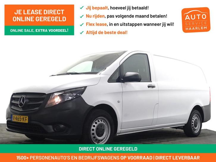Mercedes-Benz Vito 111 CDI Euro 6 Lang L2 - Navi, Airco, Ele, Auto's, Bestelauto's, Bedrijf, Te koop, ABS, Airbags, Airconditioning