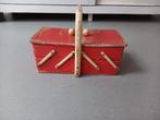 Vintage houten naaikistje of hobbykistje, Ophalen of Verzenden