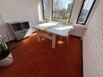 Vepa Duo slinger bureau wit 2 x 160x80cm (12 stuks), Ophalen, In hoogte verstelbaar, Gebruikt, Bureau